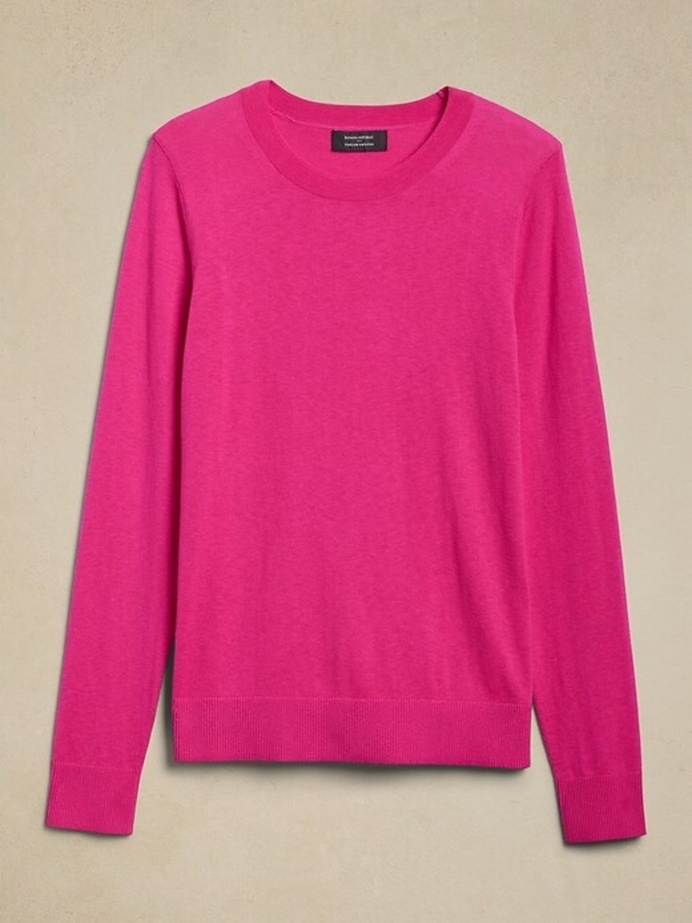 Banana Republic Hot Pink Crewneck Sweater